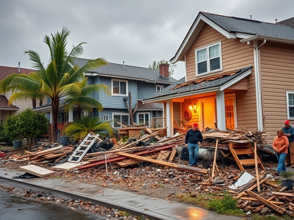 Storm Natural Disaster Damage