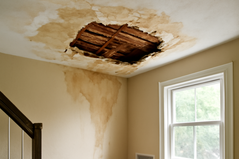Ceiling Water Damage Repair