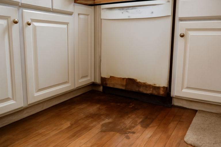 Dishwasher Leak Water Removal