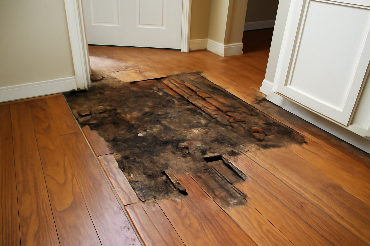 Flooring Replacement After Water Damage in Heath, TX
