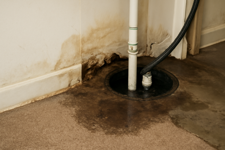 Sump Pump Failure Water Removal